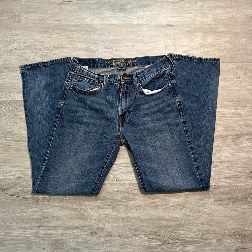 Vintage American Eagle Outfitters Original Straight Blue Jeans - W29” X L32”